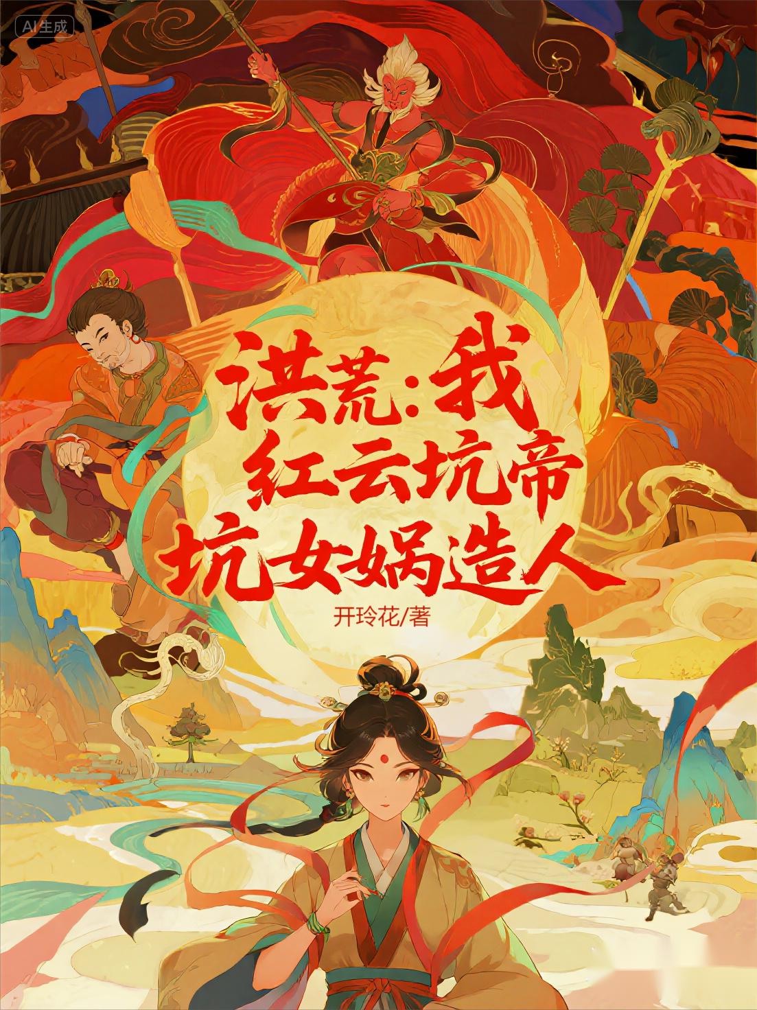 洪荒:我,红云坑帝,坑女娲造人封面