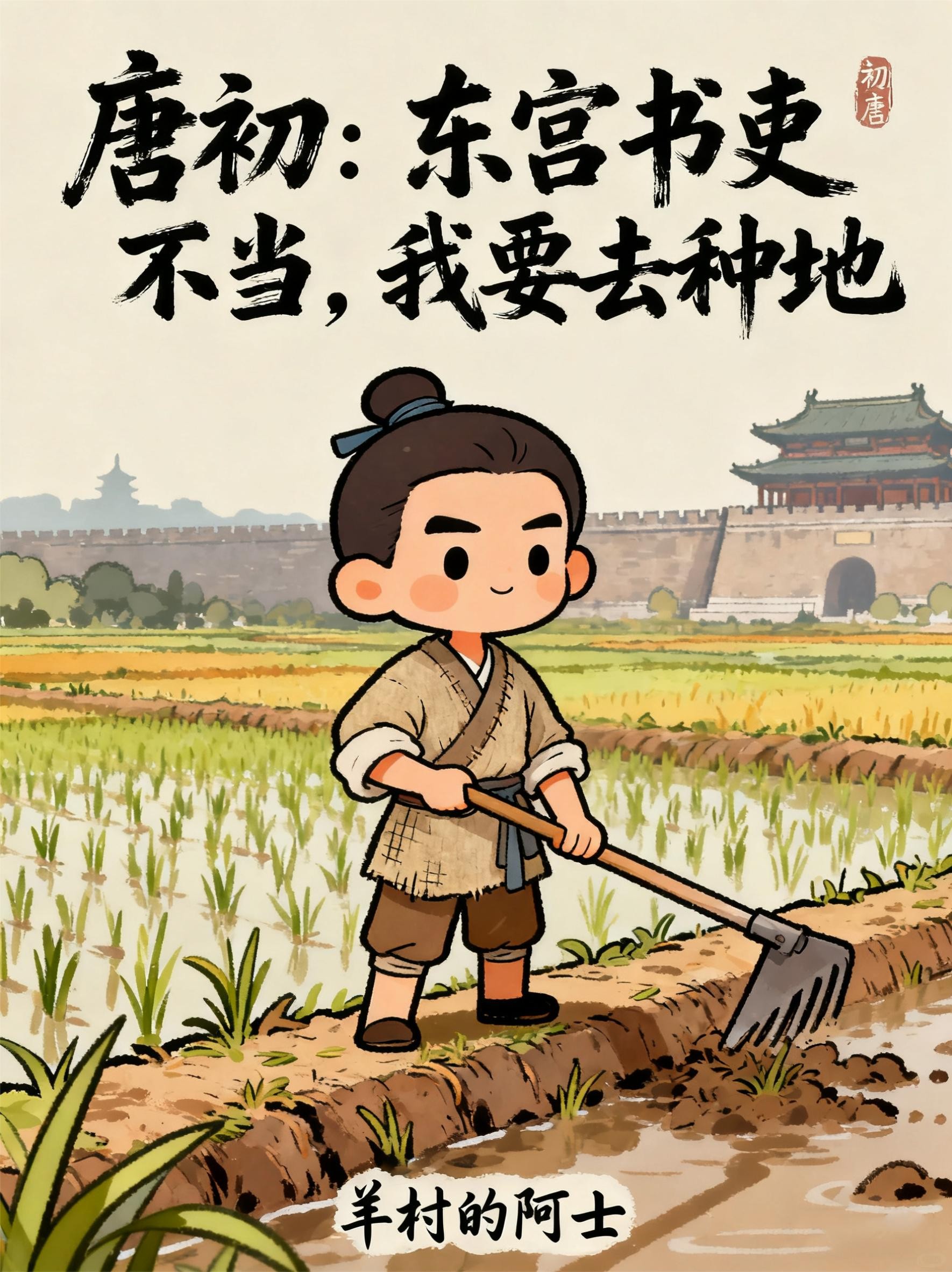 唐初:东宫书吏不当,我要去种地封面