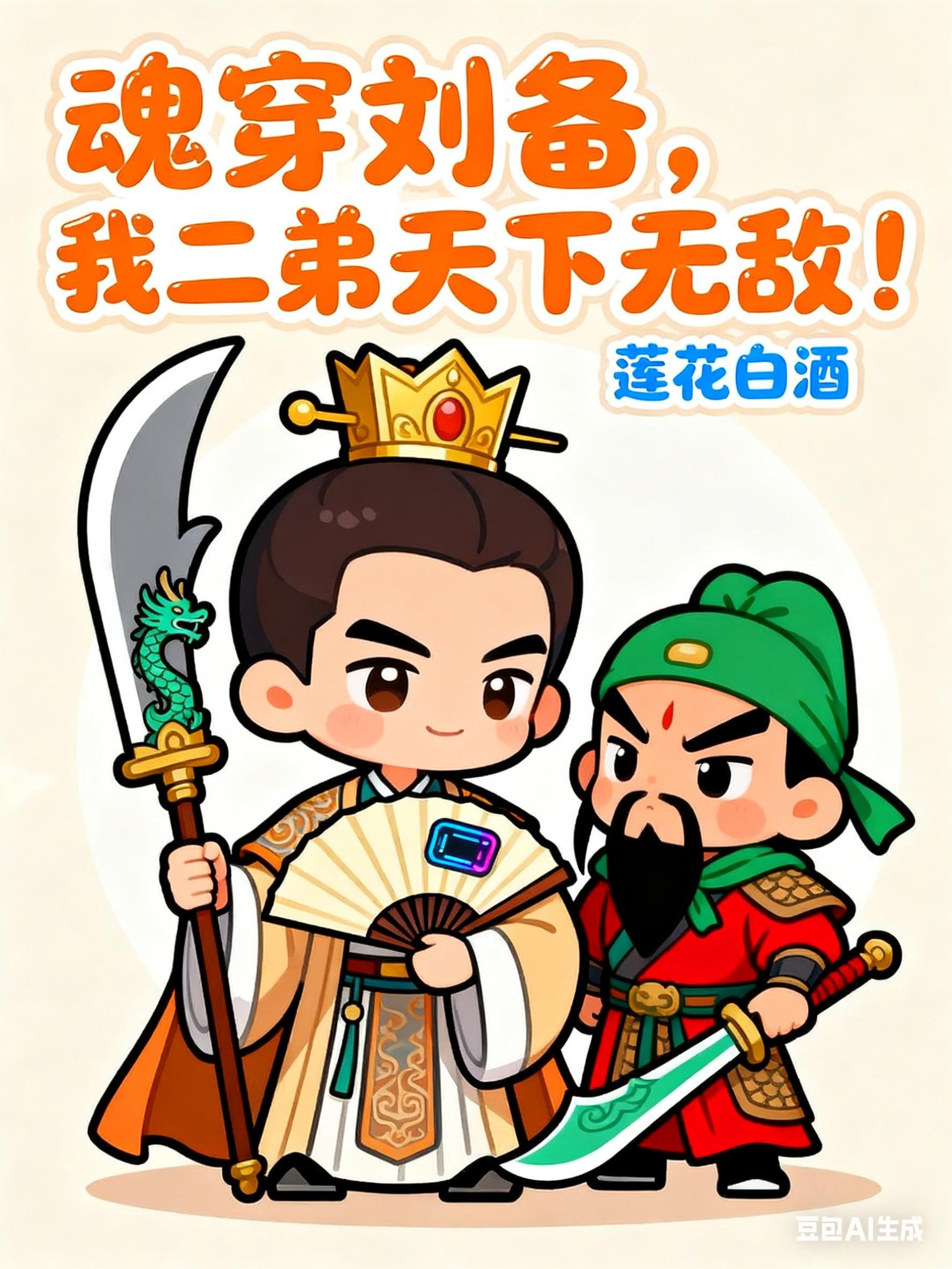 魂穿刘备,我二弟天下无敌!封面