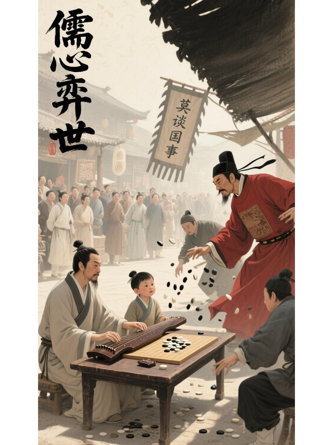 儒心弈世封面