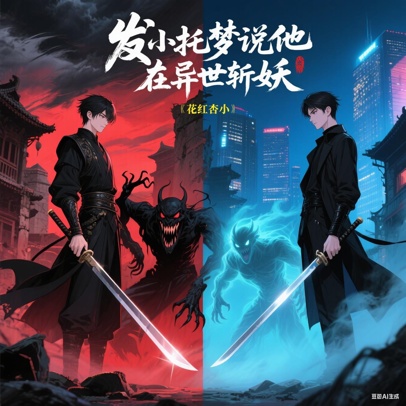 发小托梦说他在异世斩妖封面