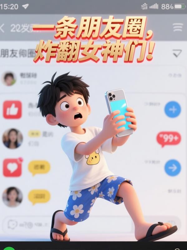一条朋友圈,炸翻女神们!封面