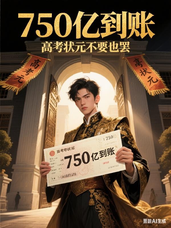 750亿到账,高考状元不要也罢封面