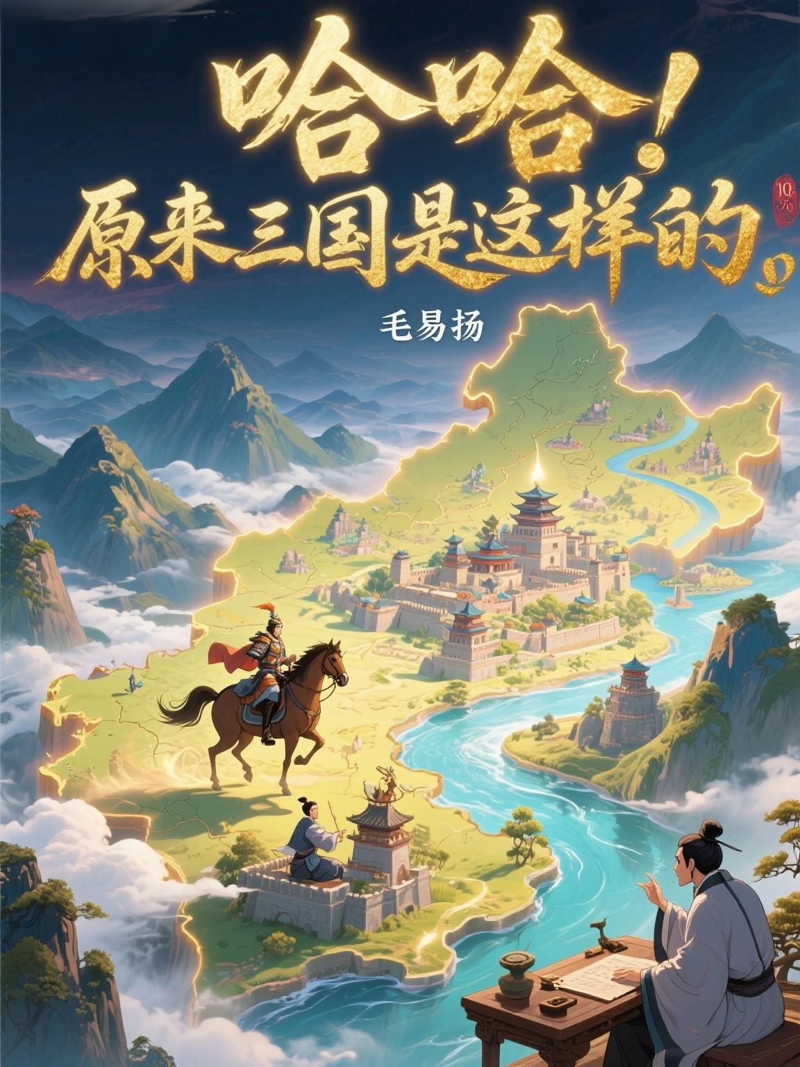 哈哈,原来三国是这样的封面