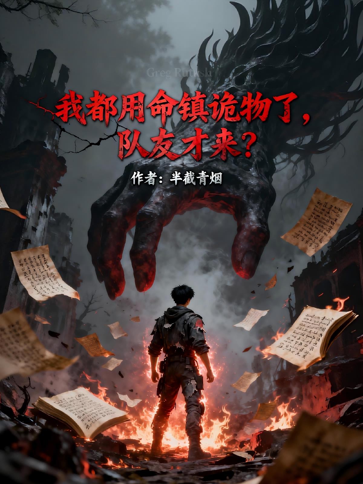 我都用命镇诡物了,队友才来?封面