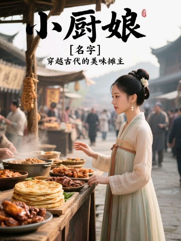 穿越古代摆摊小厨娘封面