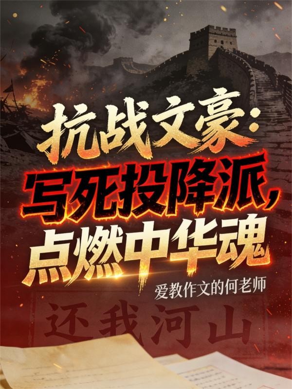 抗战文豪:写死投降派点燃中华魂封面