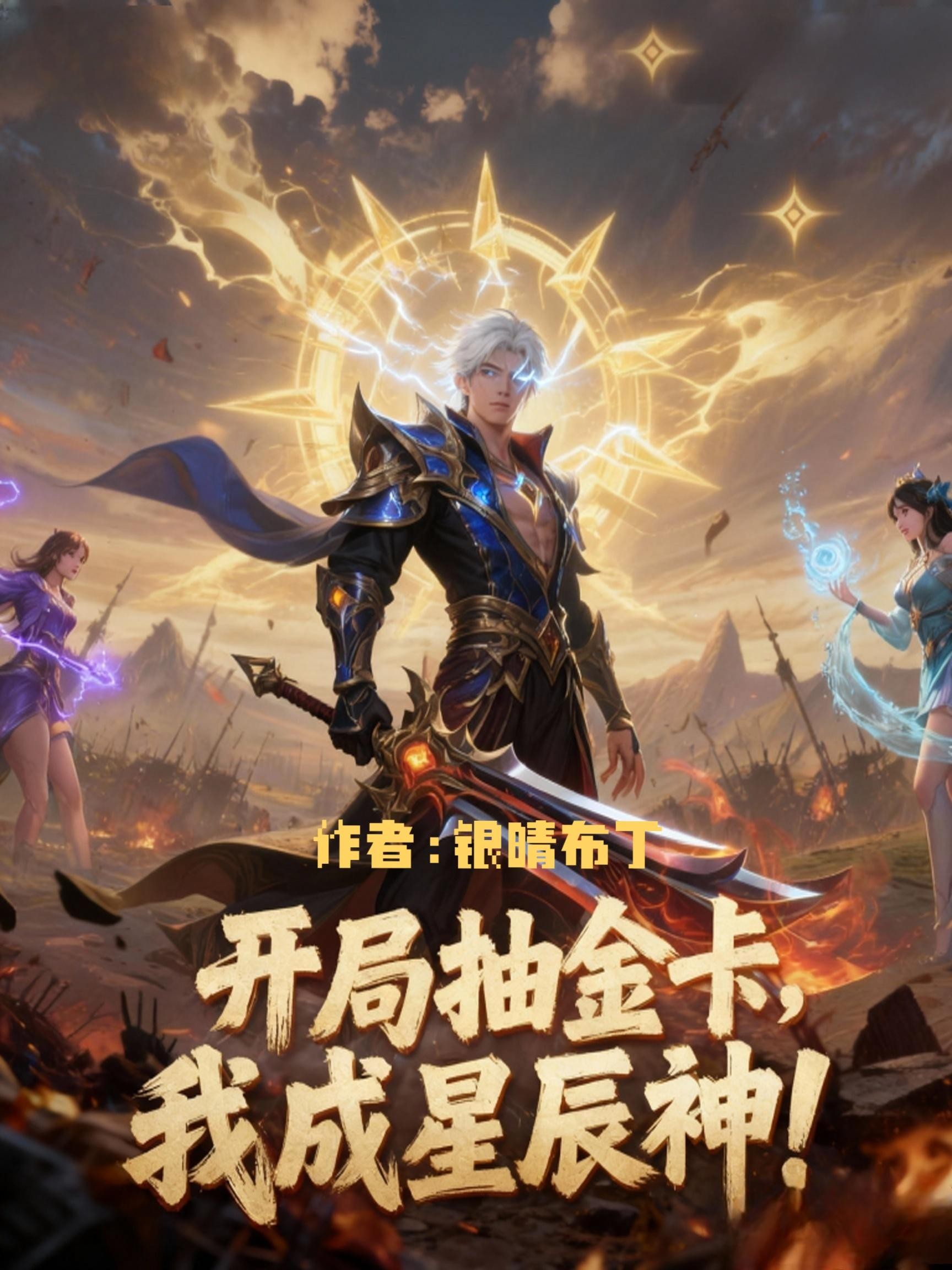 开局抽金卡,我成星辰神!封面