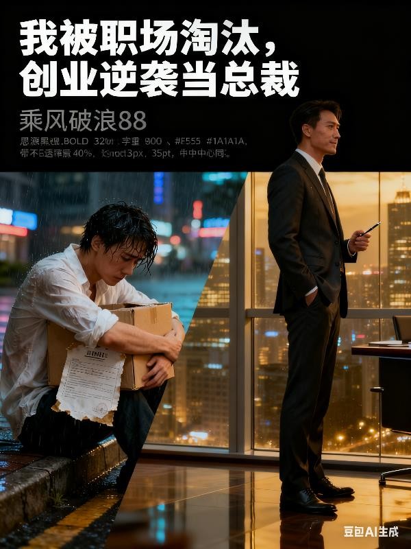我被职场淘汰,创业逆袭当总裁!封面
