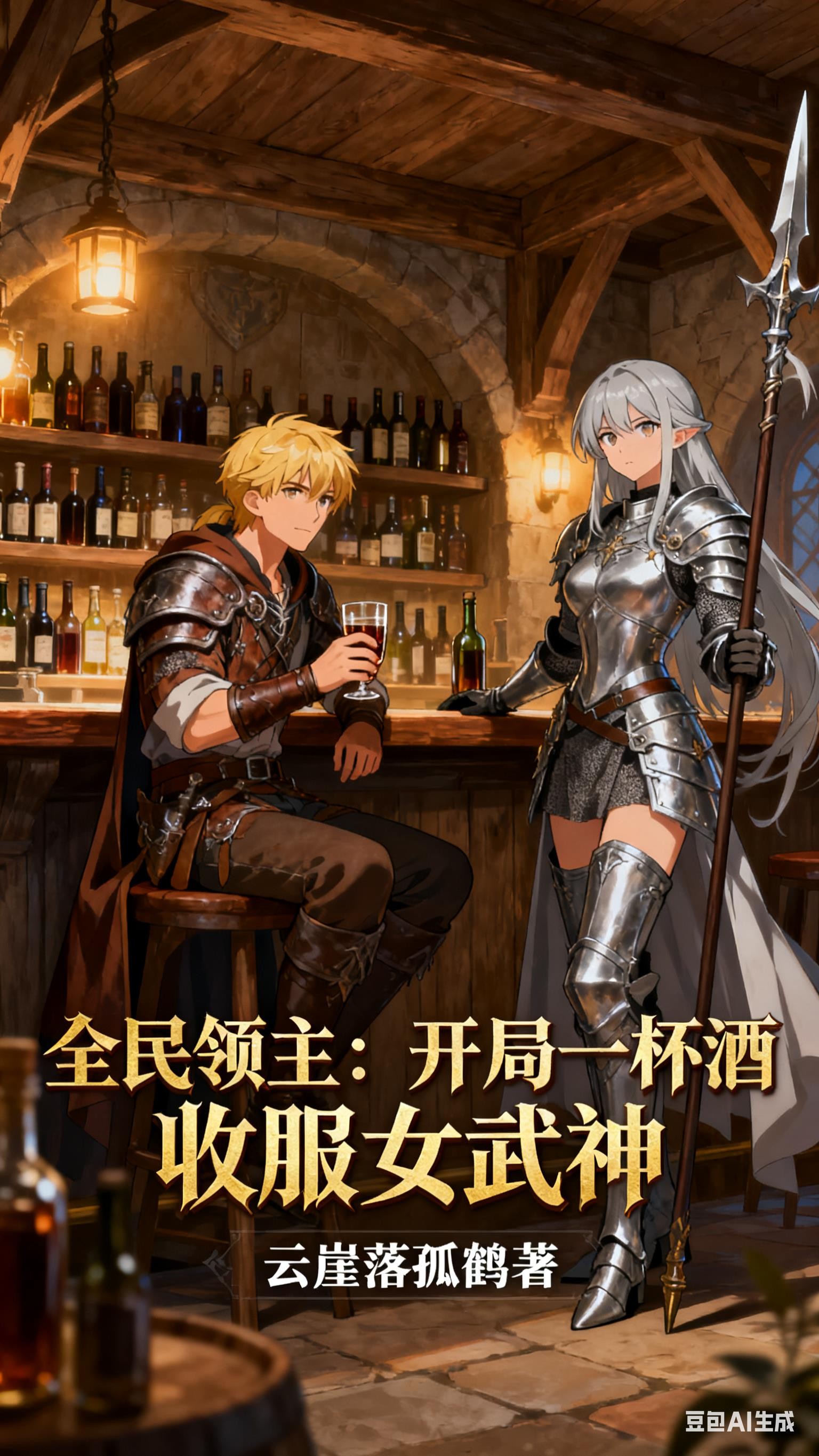 全民领主:开局一杯酒,收服女武封面