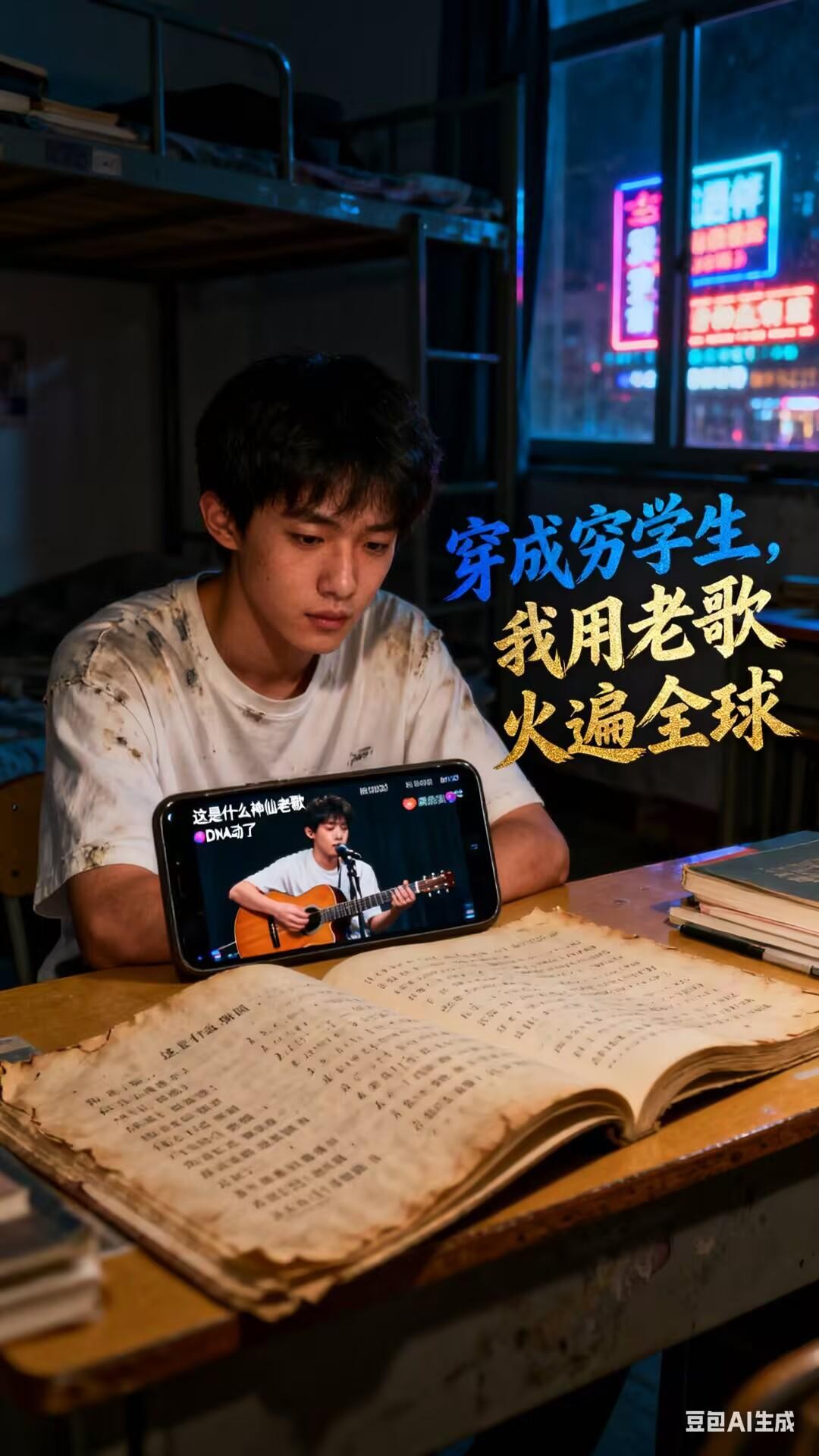 穿成穷学生,我用老歌火遍蓝星封面