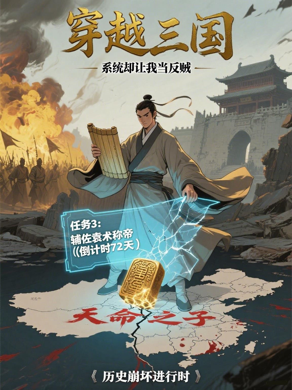 穿越三国,系统却让我当反贼封面
