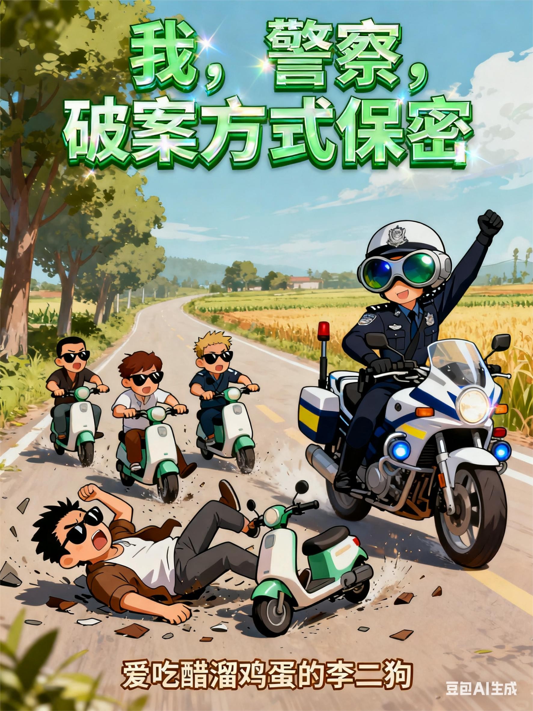 我,警察,破案方式保密封面