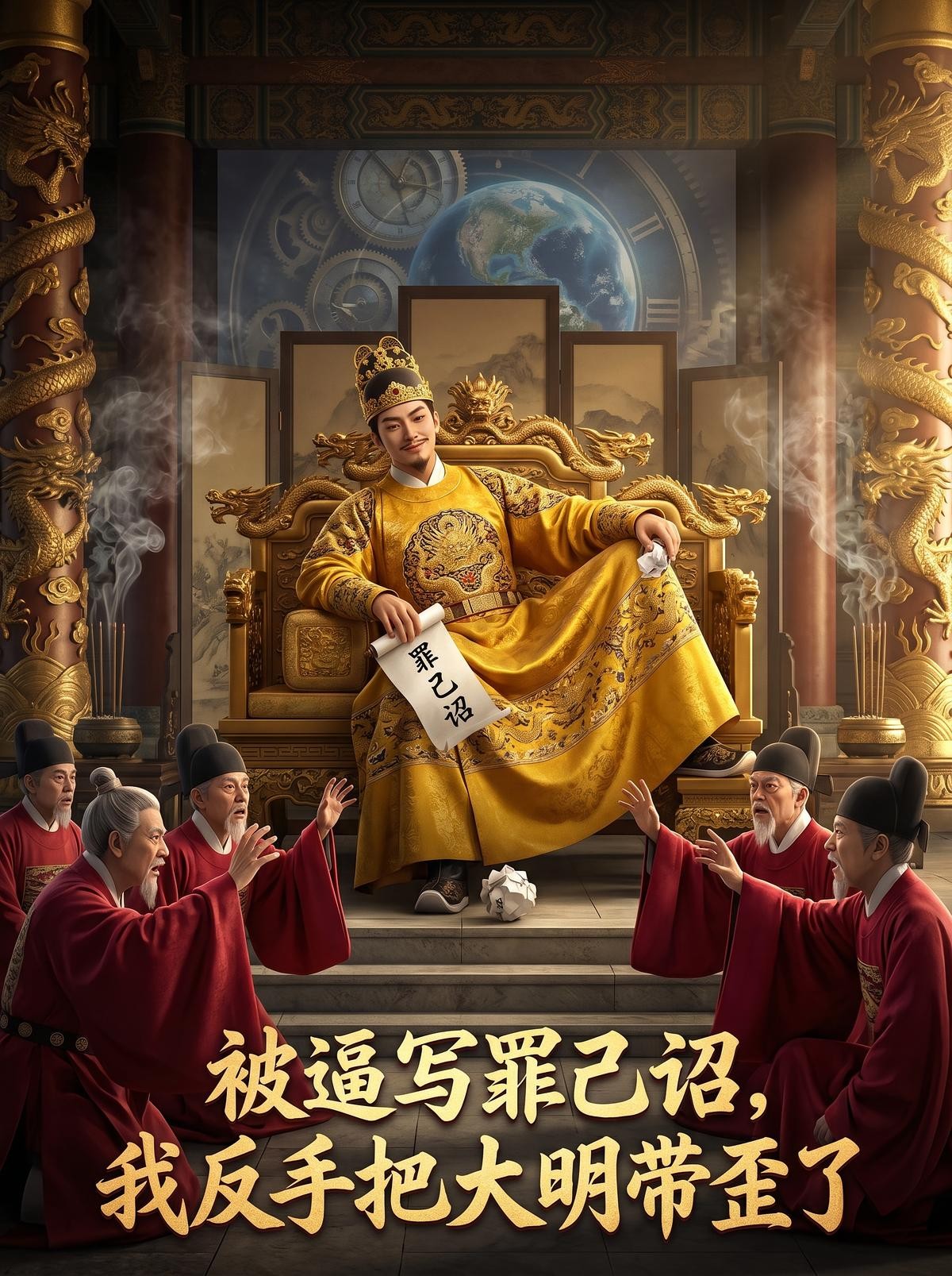 被逼写罪己诏,我反手把大明带歪封面