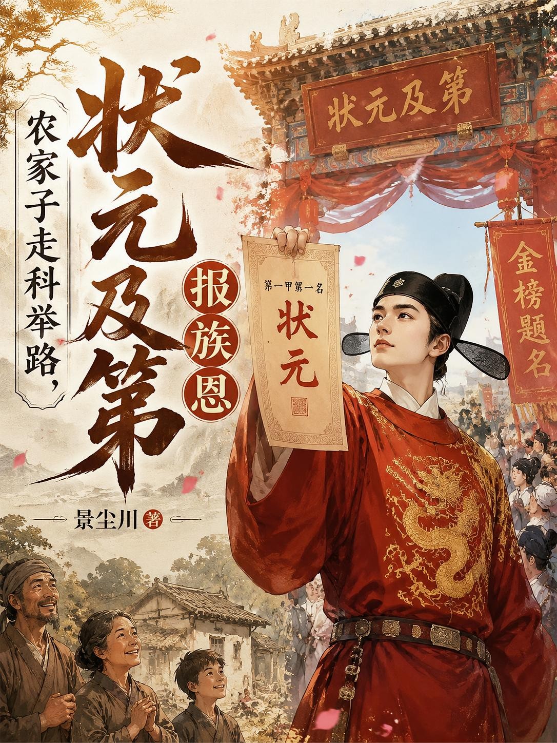 农家子走科举路,状元及第报族恩封面