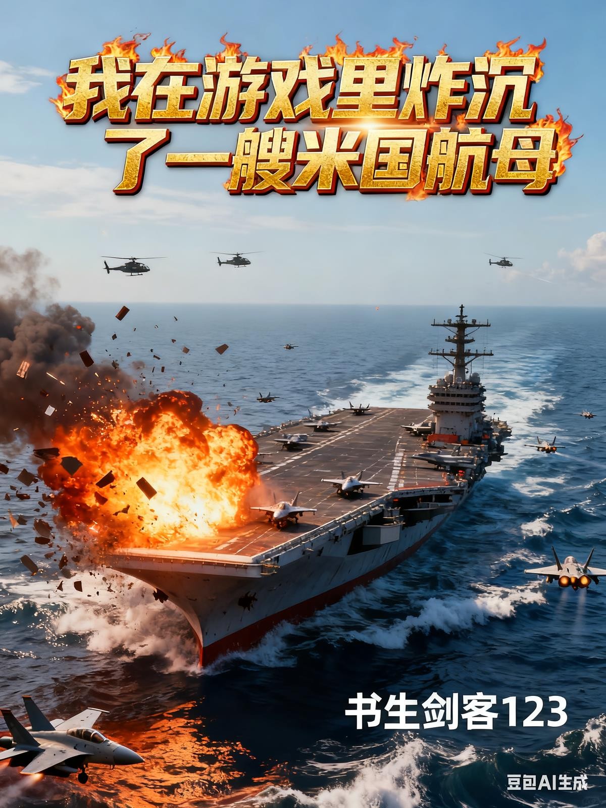 我在游戏里炸沉了一艘米国航母封面