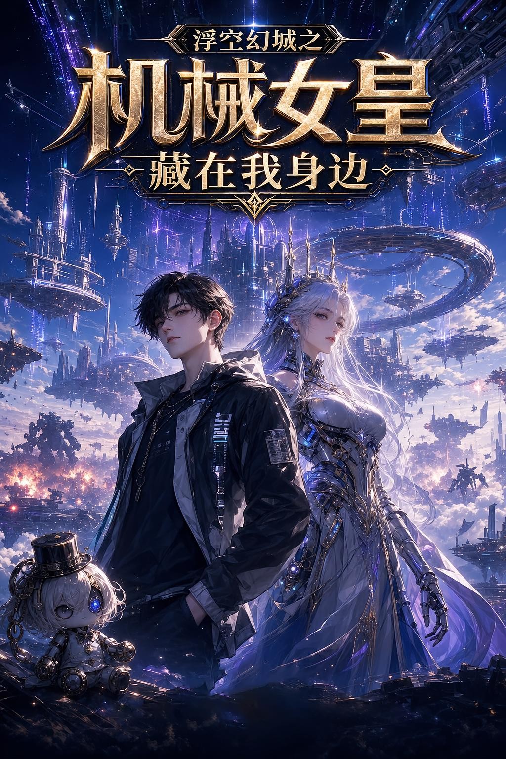浮空幻城之机械女皇藏在我身边封面