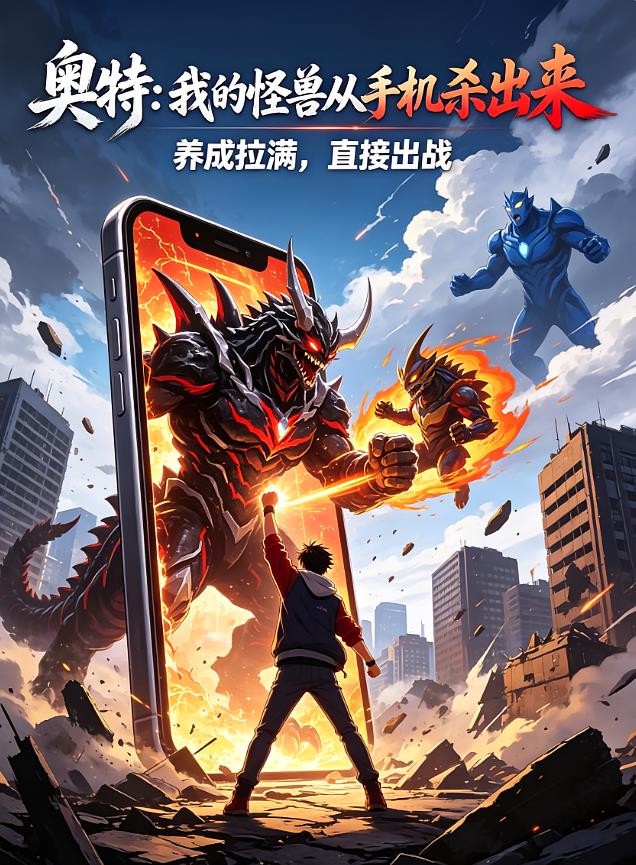 奥特:我的怪兽从手机杀出来封面