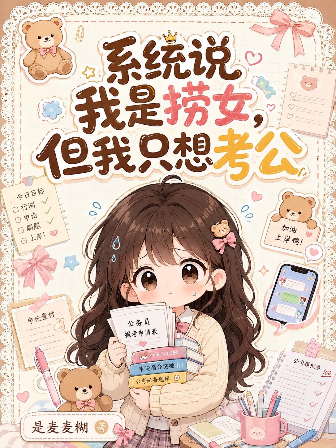 系统说我是捞女,但我只想考公封面