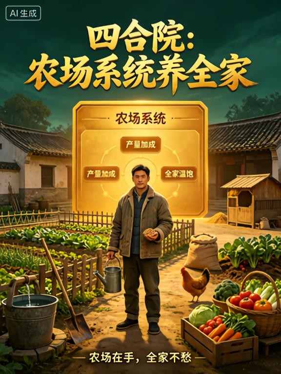 四合院:农场系统养全家封面