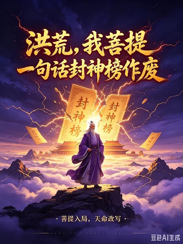 洪荒,我菩提一句话,封神榜作废封面
