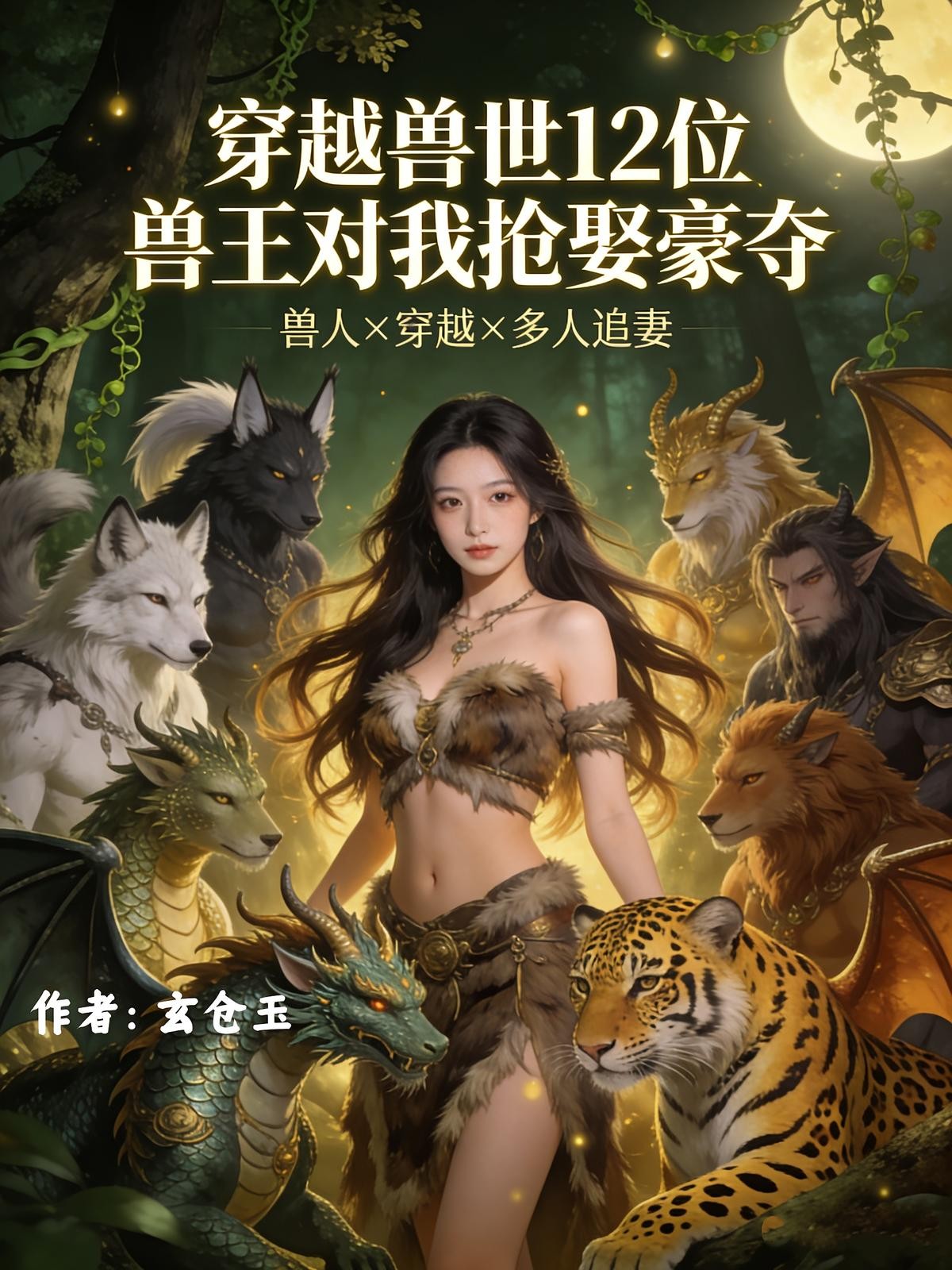 穿越兽世12位兽王对我抢娶豪夺封面