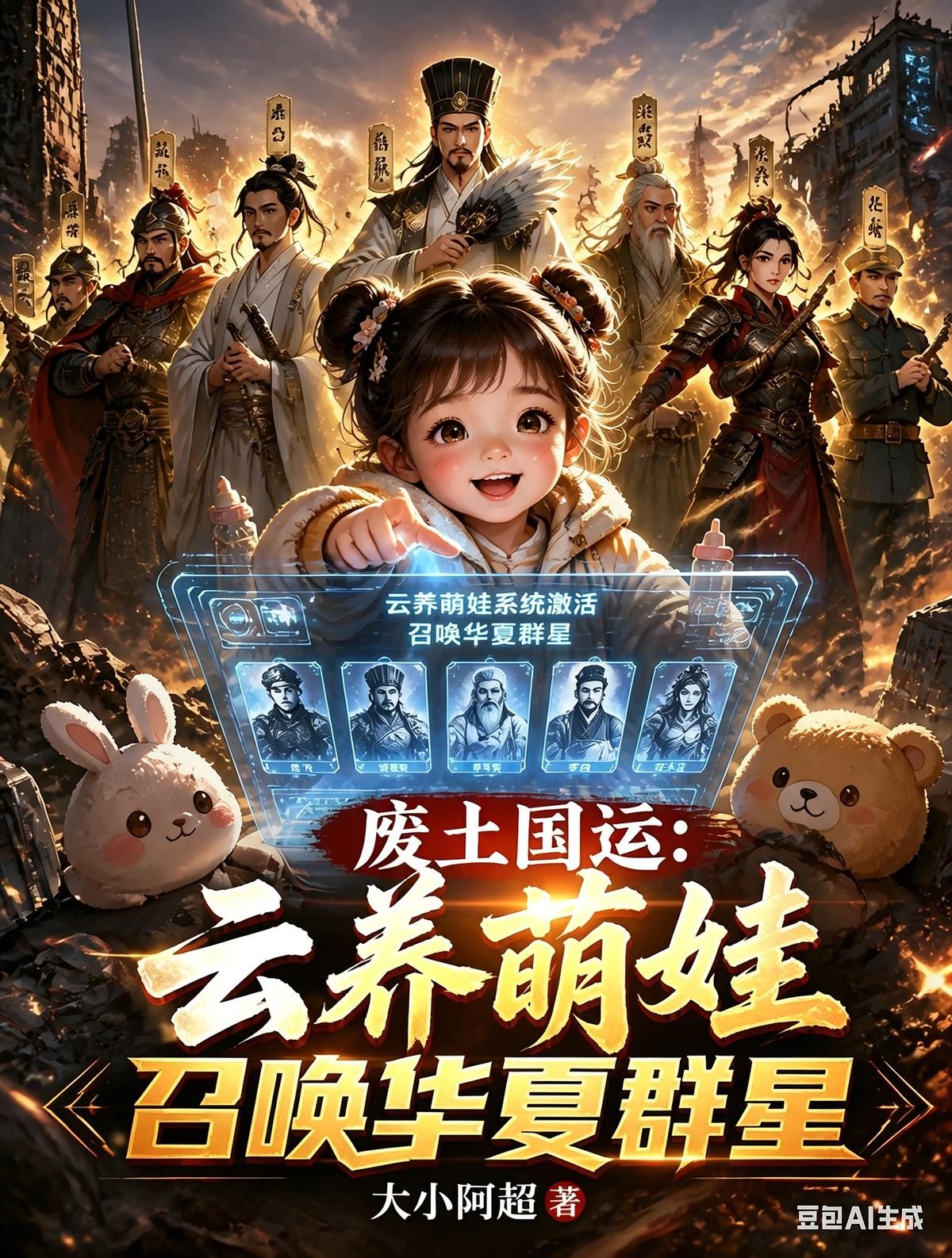 废土国运：云养萌娃召唤华夏群星封面