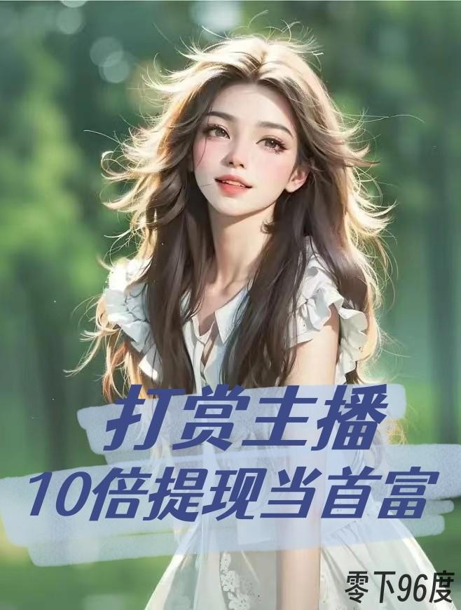 打赏主播,10倍提现当首富封面